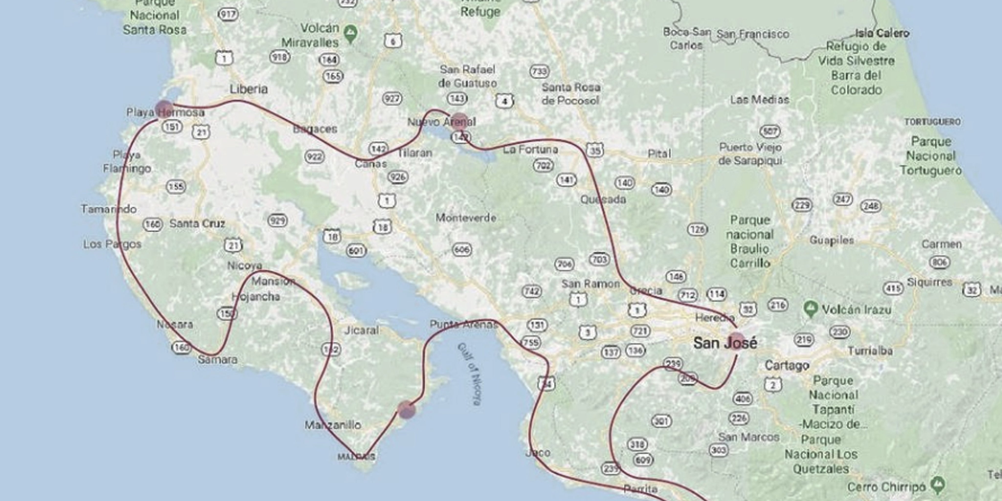 Road Trip Costa Rica, a one week itinerary