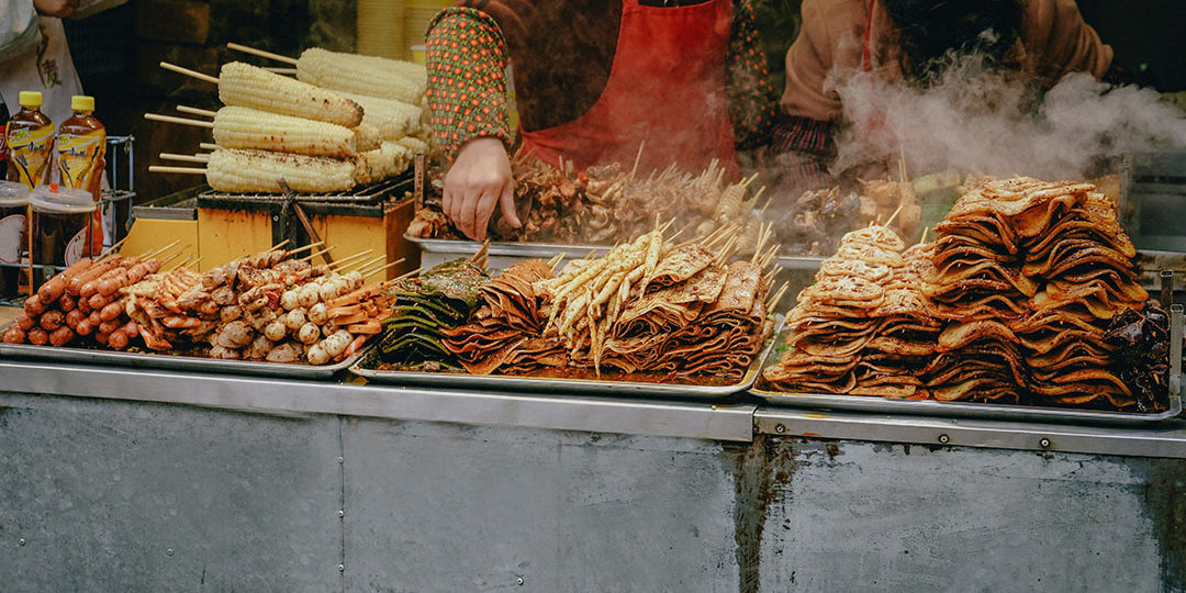a street food vendor