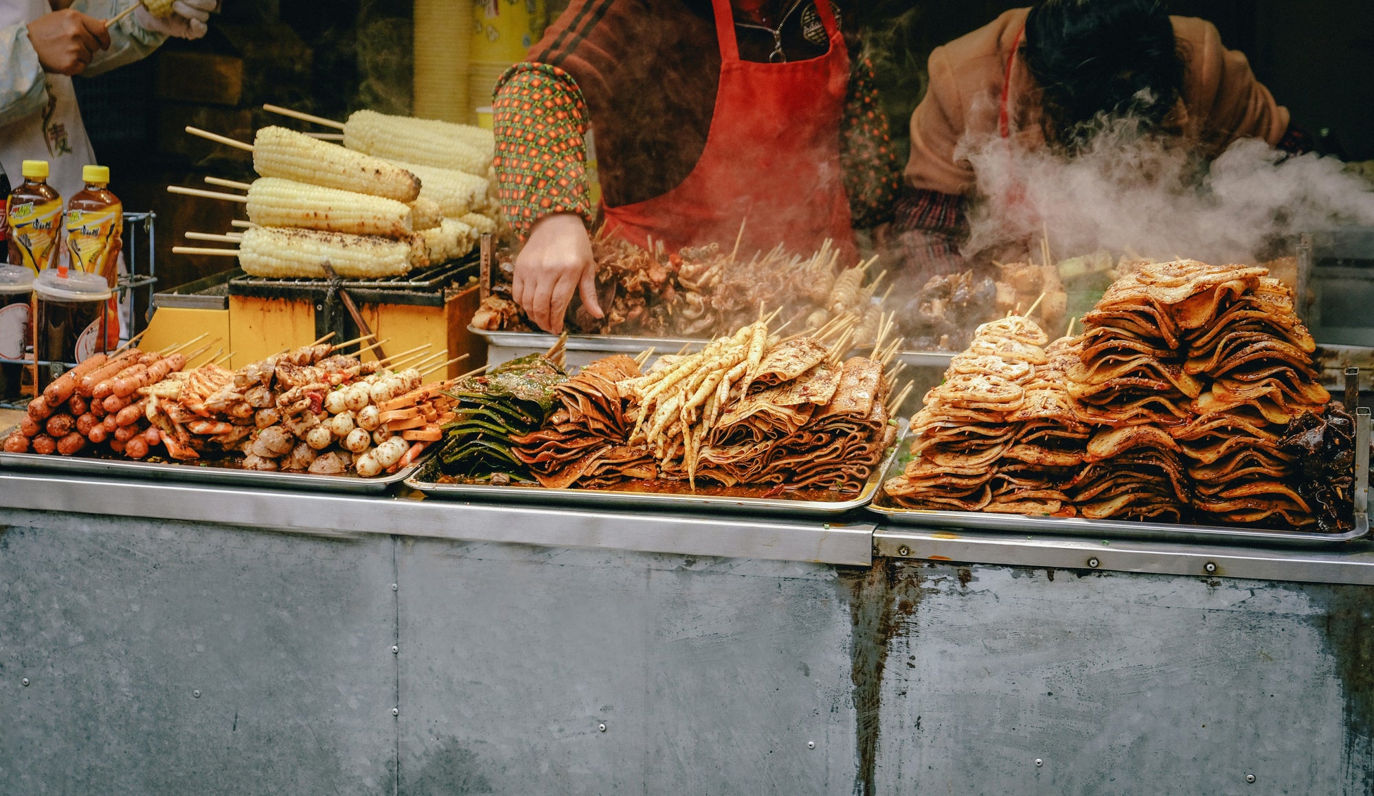 safe street food cooking