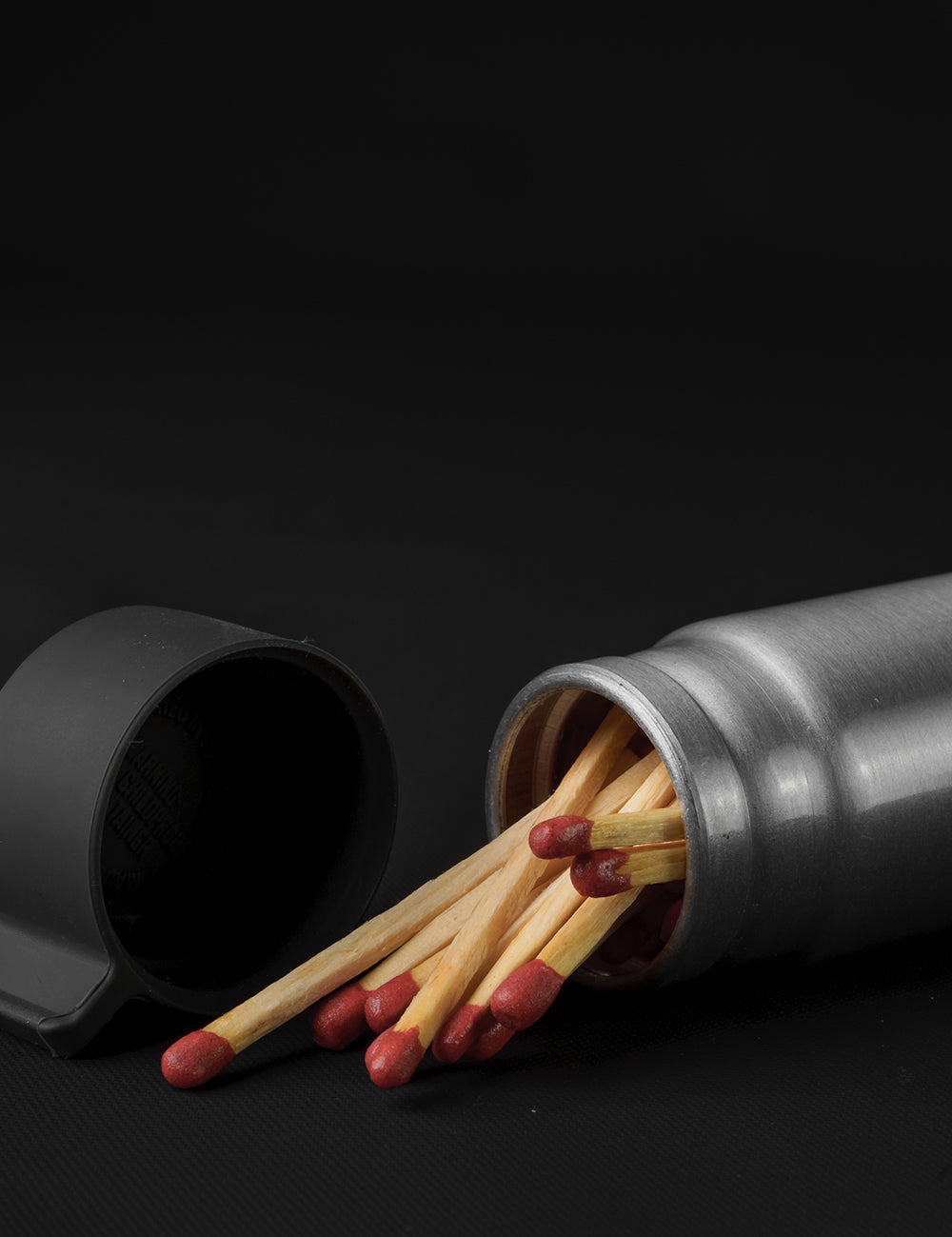 matches falling out of small canister