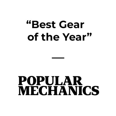 "Best Gear of the Year" -Popular Mechanics