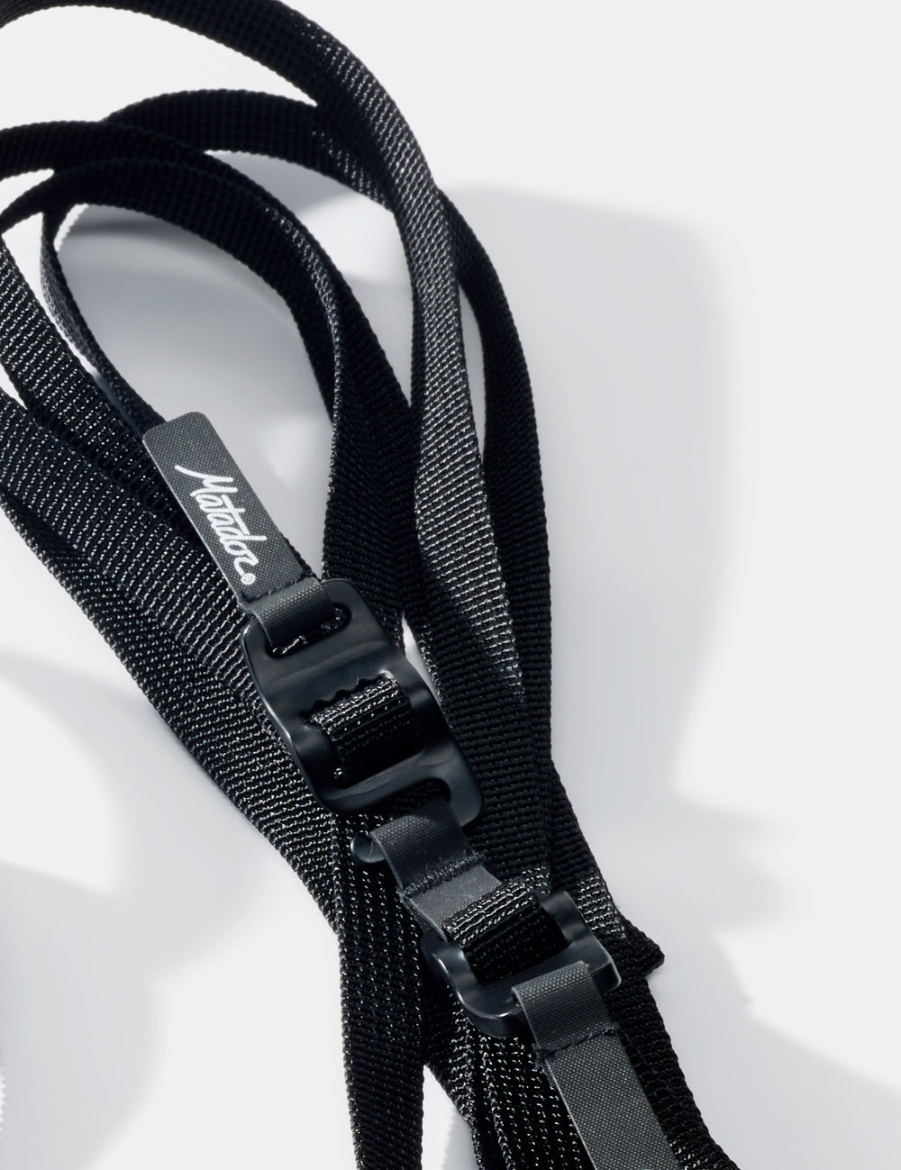 close up view of better tether material on white background