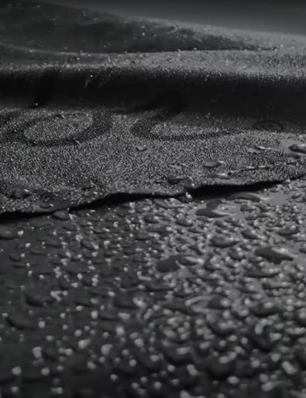 water beading on pocket blanket material