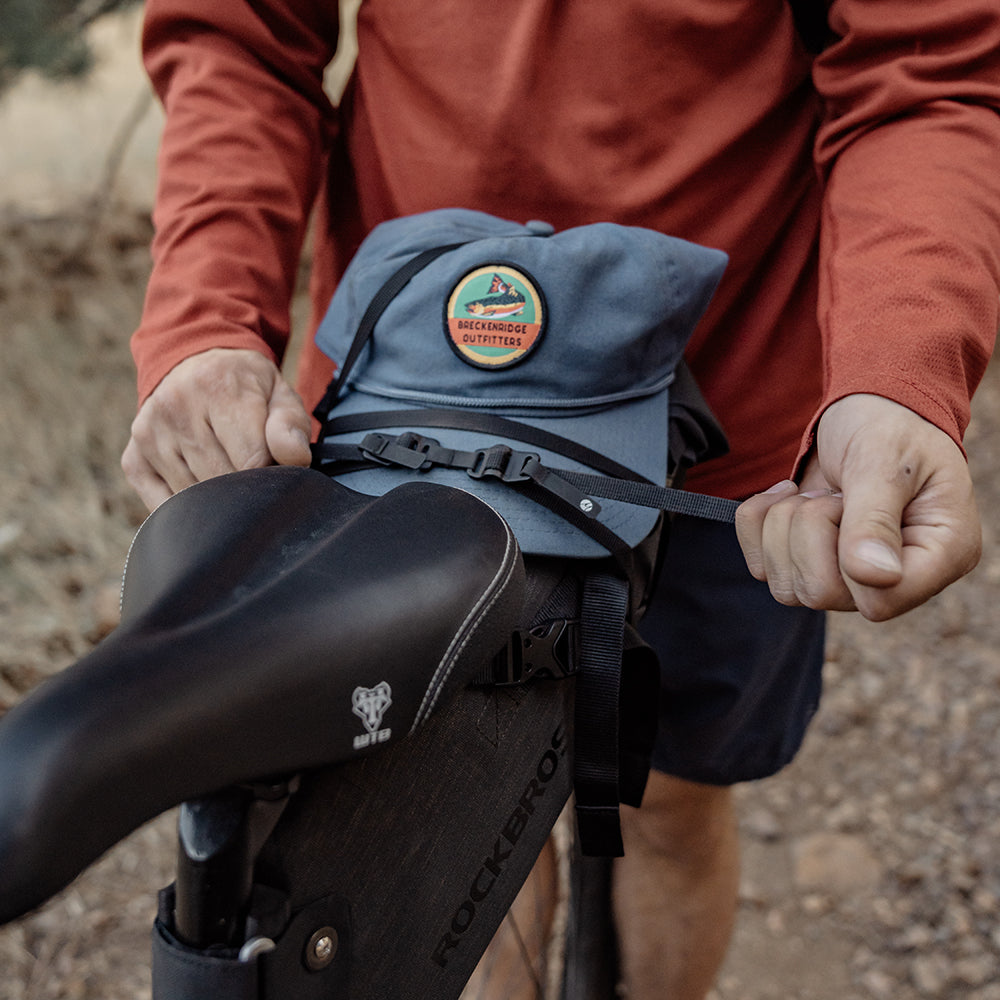 hand attaching had to bike with a better tether