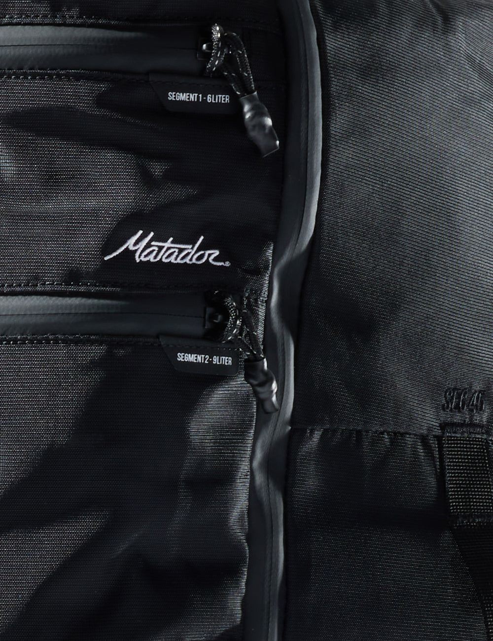 close up view of matador logo on seg45